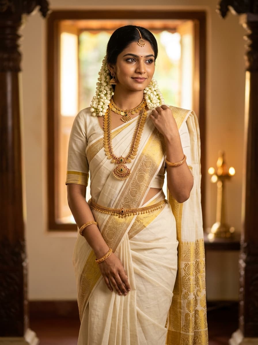 Kerala beauty styling for a professional beauty course